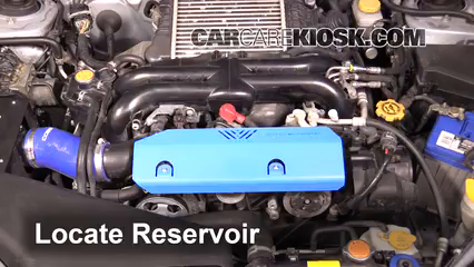 2013 Subaru Impreza WRX 2.5L 4 Cyl. Turbo Wagon Liquide essuie-glace Ajouter du liquide